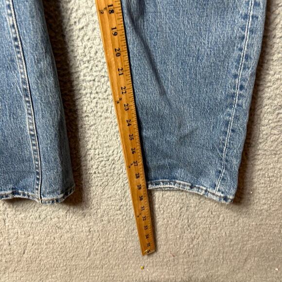 Abercrombie & Fitch Jeans Womens 27/4 Blue '90s Straight Ultra High Rise Jeans - Picture 7 of 9